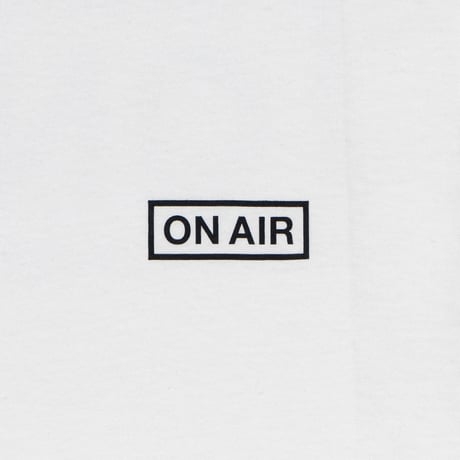 ON-AIR / ON AIR BASIC LOGO S/SL TEE / WHITE