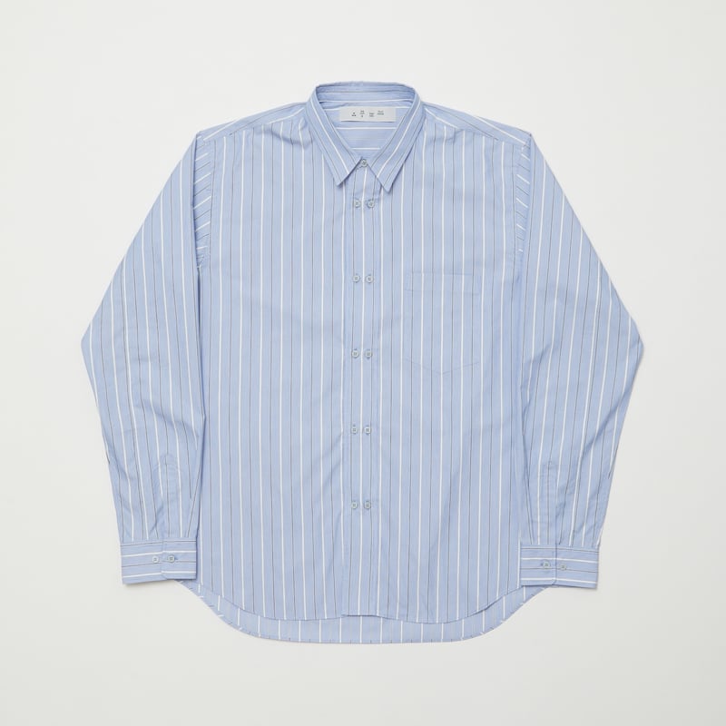 BAL / DOUBLE BUTTON SHIRT / BLUE | Sophomore