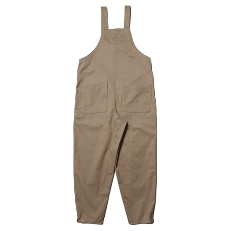tone / COTTON TWILL TUNKERS OVERALL / PALE GOLD