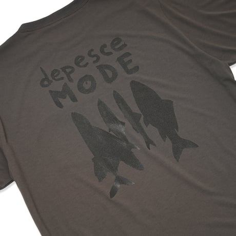 GARBAGE / POCKET TEE (DEPESCE MODE) / C.GREY (BLACK PRINT)