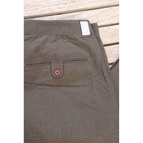 NOROLL / THICK WALK N.WEATHER PANTS / DERKEST BROWN