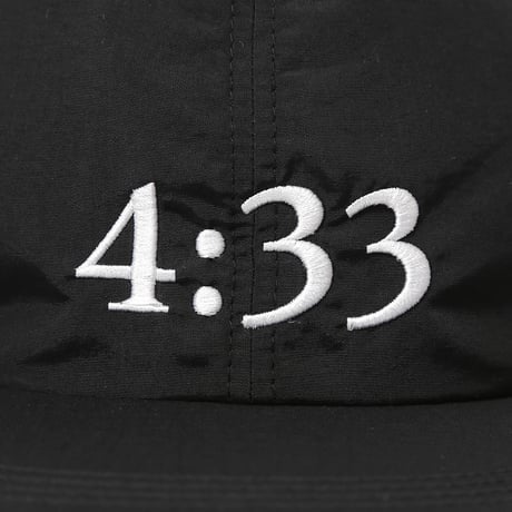 GARBAGE / SOFT BRIM 6 PANEL CAP (4:33) / BLACK (WHITE EMB)