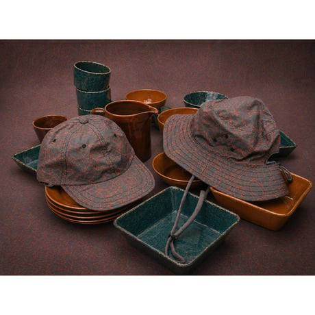 NOROLL / TWOFACE HAT / NORDIC CRACKS by GASIUS