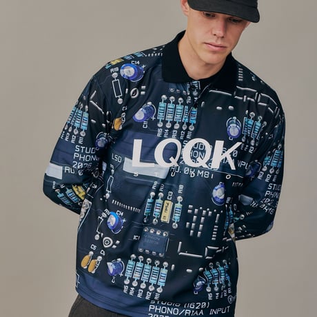 LQQK STUDIO / CIRCUIT BOARD JERSEY / BEIGE