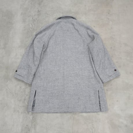 tone / WIDE BAL COLLAR COAT / HERRINGBONE