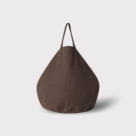 PHIGVEL MAKERS & Co. / CHINO CLOTH ROUND TOTE BAG / STONE BROWN