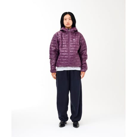 SOL soonerorlater / BRICK PUFFER JACKET / PURPLE
