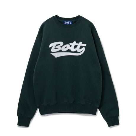 BoTT / SCRIPT LOGO CREWNECK / GREEN