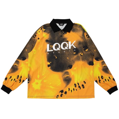 LQQK STUDIO / SUBLIMATED POLY POLO SS24 / ORANGE