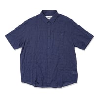 HOMBRE NINO / DOBBY S/S SHIRT / NAVY