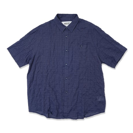 HOMBRE NINO / DOBBY S/S SHIRT / NAVY