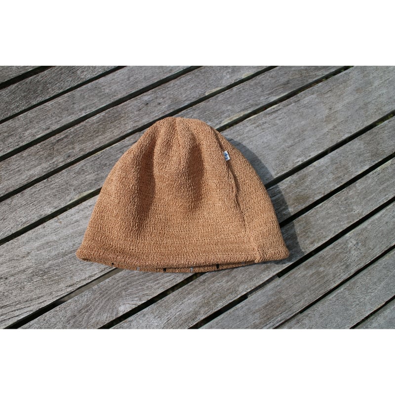 NOROLL / TWO FACE WASHI BEANIE / APRICOT | Soph