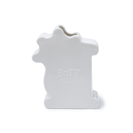 BoTT / B LOGO FLOWER VASE / WHITE