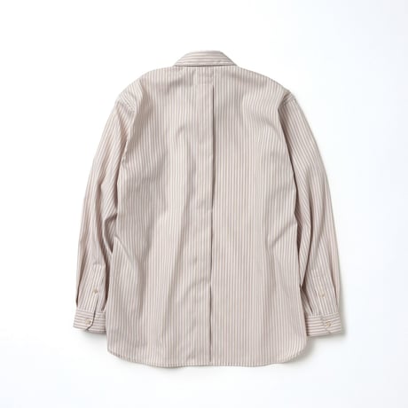 tone / DRESS SHIRT / BROWN STRIPE