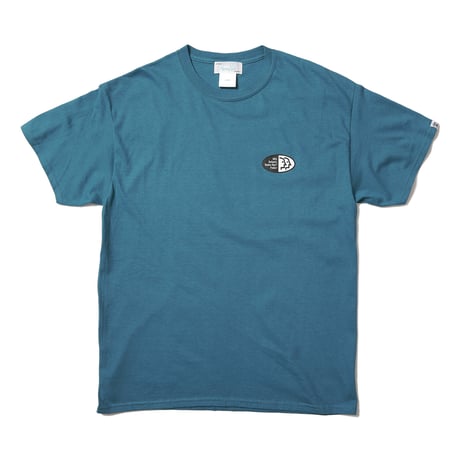 HOMBRE NINO / S/S PRINT TEE (OVAL LOGO) / G BLUE