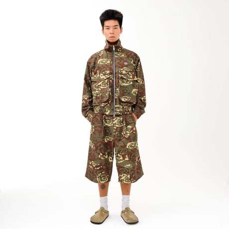 SOL soonerorlater / COTTON RIPSTOP UTILITY JACKET / CAMO