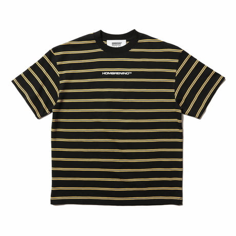 HOMBRE NINO / STRIPE S/S TEE / BLACK