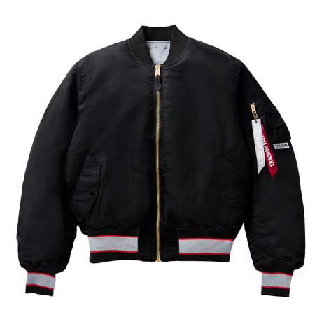 ON-AIR / ALPHA INDUSTRIES MA-1 BOMBER JACKET / BLACK