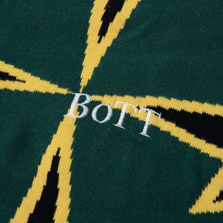BoTT / SPARKLE COTTON SWEATER / GREEN