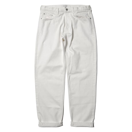 tone / 5 POCKET STRAIGHT DENIM / WHITE