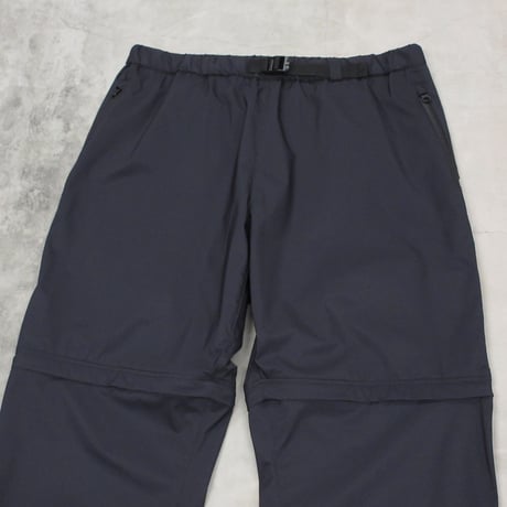 tone / WATERPROOF CONVERTIBLE PANTS / BLACK