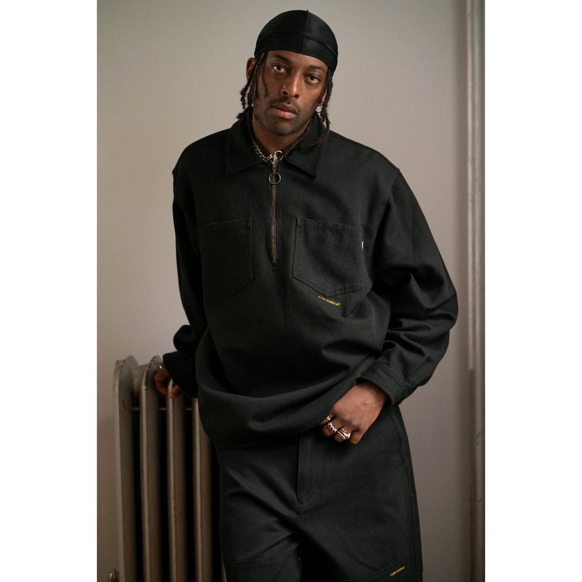 LQQK STUDIO / DUCK PANTS / BLACK | Sophomore