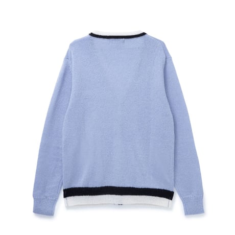 BoTT / LINED MOHAIR CARDIGAN / LIGHT BLUE