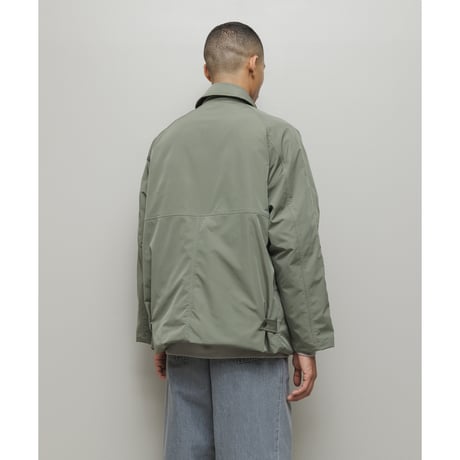 BAL / x TAION BALMACAAN COAT WITH DETACHABLE DOWN VEST / CARBON