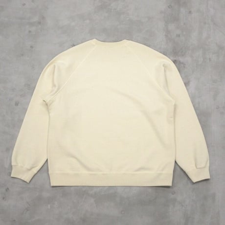 tone / HEAVY WEIGHT CREW NECK SWEAT / CREAM