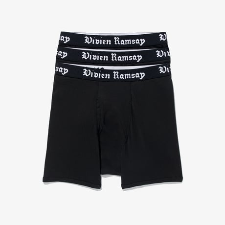 VIVIEN RAMSAY / BOXER BLIEF (3 PACK) / BLACK