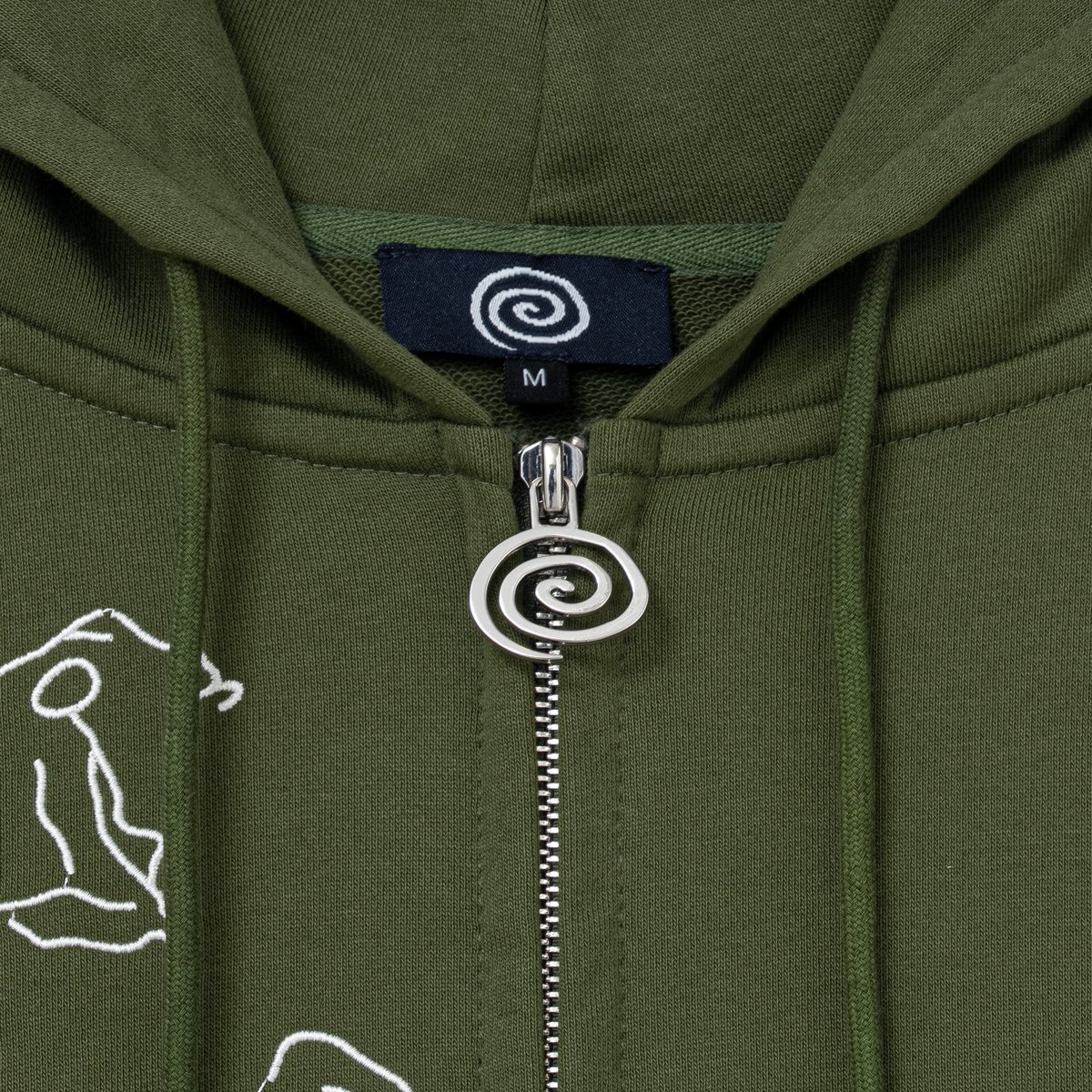 SOL soonerorlater / YOGA ZIP HOODIE / GREEN | S
