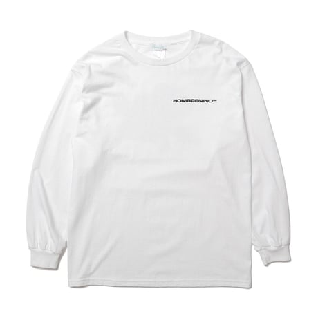 HOMBRE NINO / L/S PRINT TEE (MONSTER) / WHITE