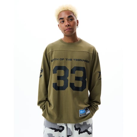 BoTT / COTTON FOOTBALL SHIRT / OLIVE