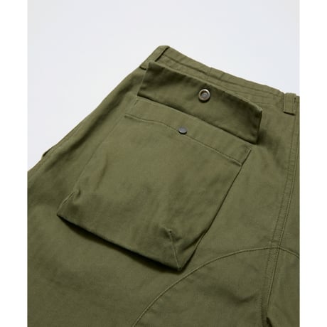 BAL / HERRINGBONE CREW PANT / ARMY GREEN