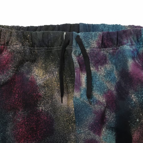 HOMBRE NINO / TIE DYE SWEAT PANTS / PURPLE BLUE