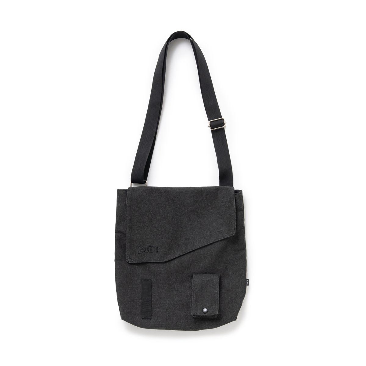 BoTT / CANVAS SHOULDER BAG / BLACK | Sophomore