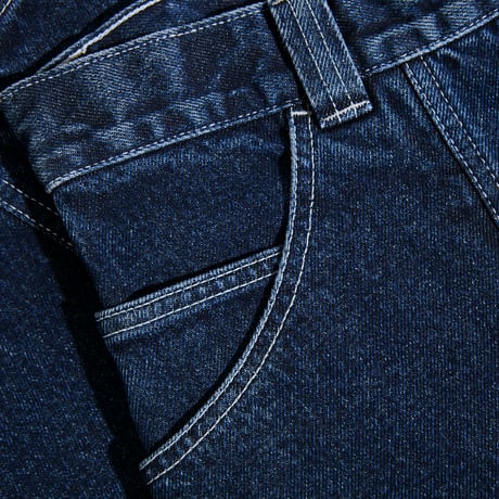 POLAR SKATE CO. / JIRO SHORTS / DARK BLUE (W / WHITE STITCHING)