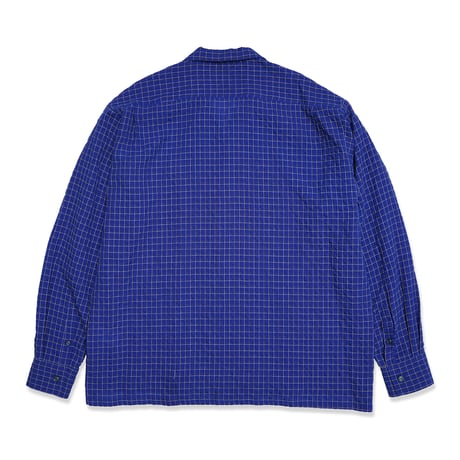 HOMBRE NINO / PLAID OPEN COLOR SHIRT / BLUE