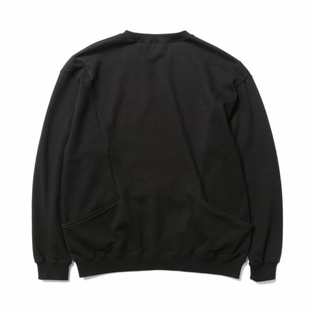 HOMBRE NINO / PANEL CREW NECK / BLACK