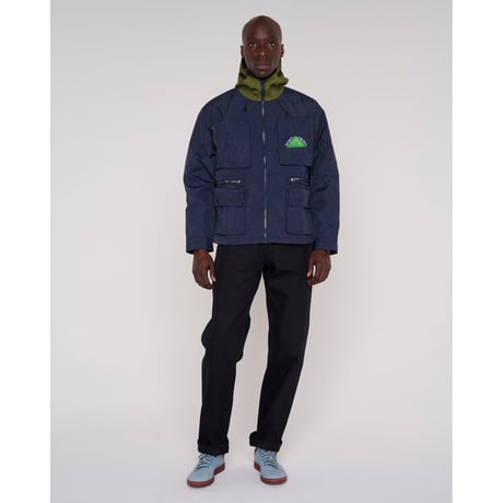 BRAIN DEAD / CROPPED HUNTING JACKET / NAVY