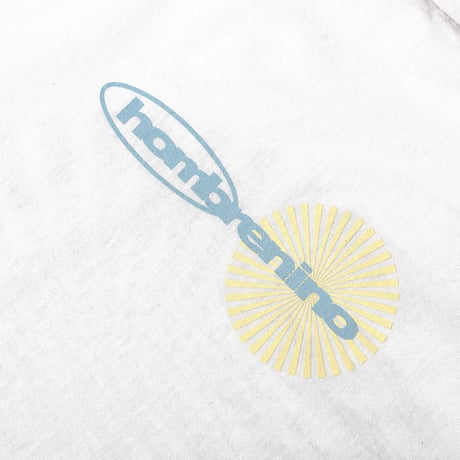 HOMBRE NINO / VINTAGE WASH S/S PRINT TEE / WHITE