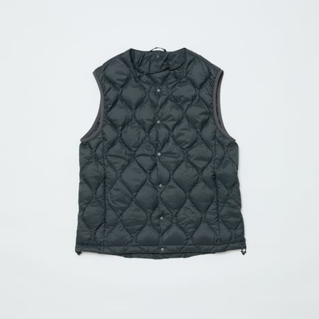BAL / x TAION BALMACAAN COAT WITH DETACHABLE DOWN VEST / WOLF GRAY