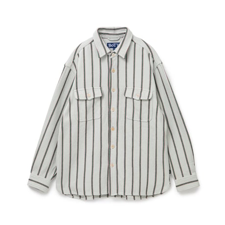 BoTT / JACQUARD STRIPE SHIRT / NATURAL