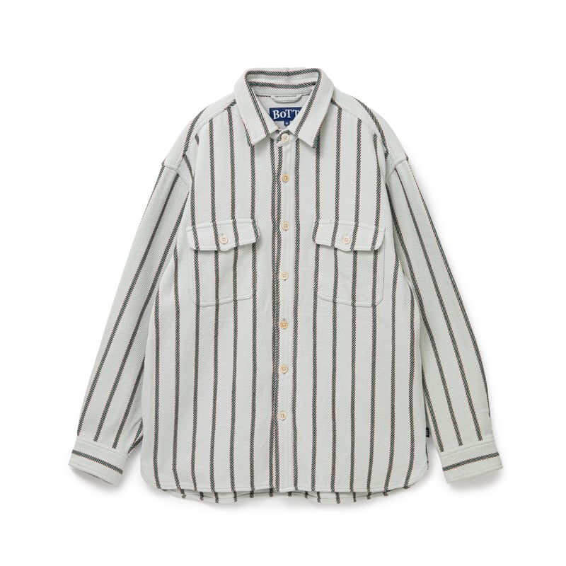 BoTT / JACQUARD STRIPE SHIRT / NATURAL | Sophomore BoTT / JACQUARD STRIPE SHIRT / NATURAL | Sophomore
