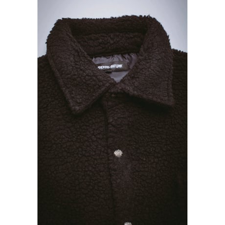 FUCKING AWESOME / PILE FLEECE OVERSHIRT / BLACK