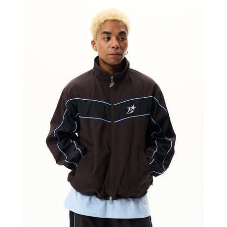 BoTT / PANELED TRACK JACKET / BROWN