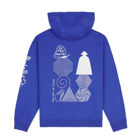 BRAIN DEAD / ELECTRONIQUE HOODIE / NAVY