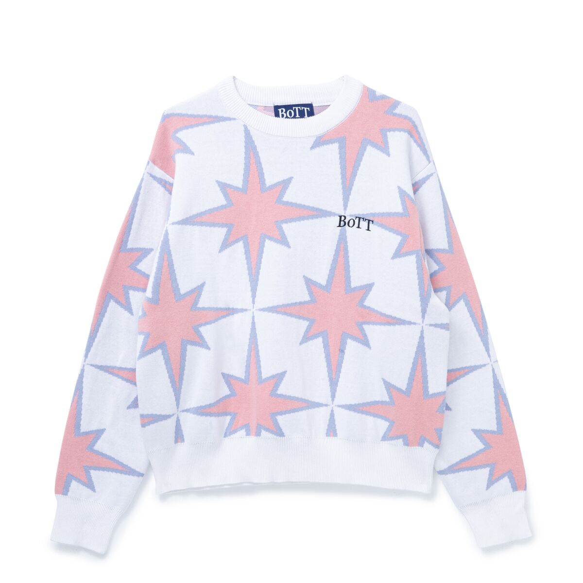 トップス BoTT SPARKLE COTTON SWEATER BoTT / SPARKLE COTTON SWEATER / WHITE | Sophomore