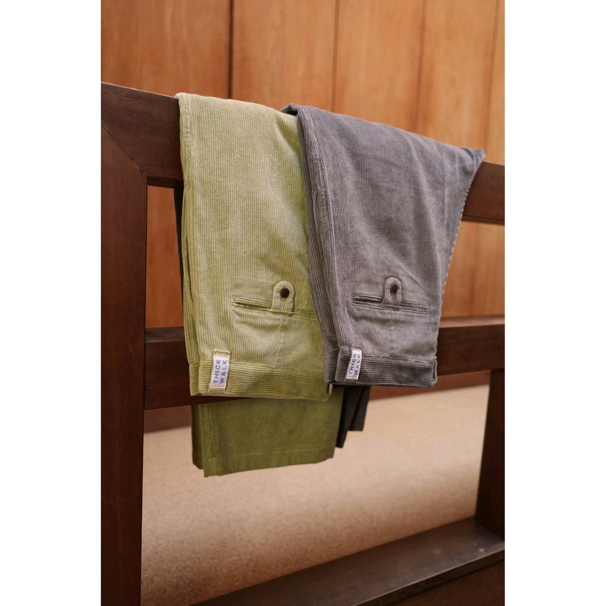 NOROLL / THICK WALK CORDS PANTS / SMOKE BROWN | NOROLL / THICK WALK CORDS PANTS / SMOKE BROWN |