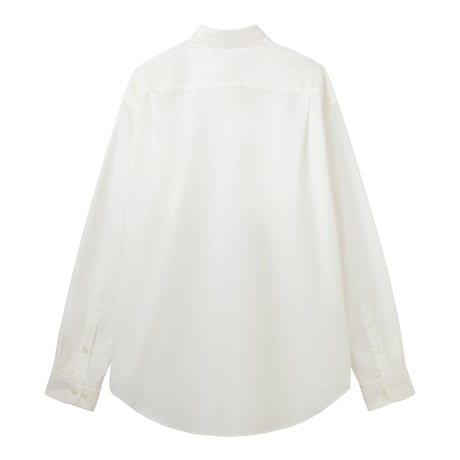 ON-AIR / SUPIMA COTTON CHAMBRAY TYPEWRITER STANDARD L/SL SHIRT / WHITE